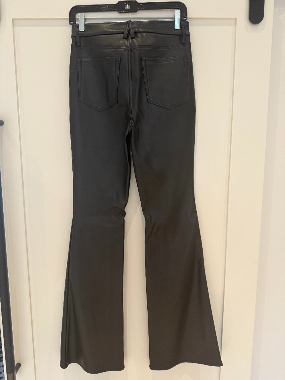 NWT Good American faux leather bootcut pants - Picture 3 of 4